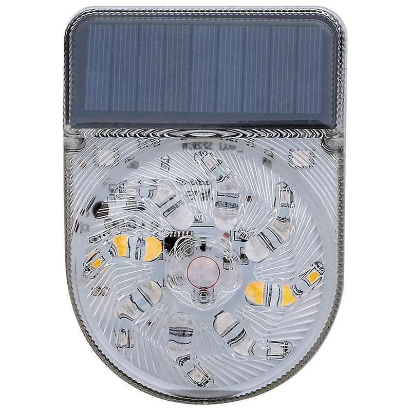 1Pcs Car Solar Warning Light Rear-End Collision Prevention Flashing Light LED Truck Parking Light