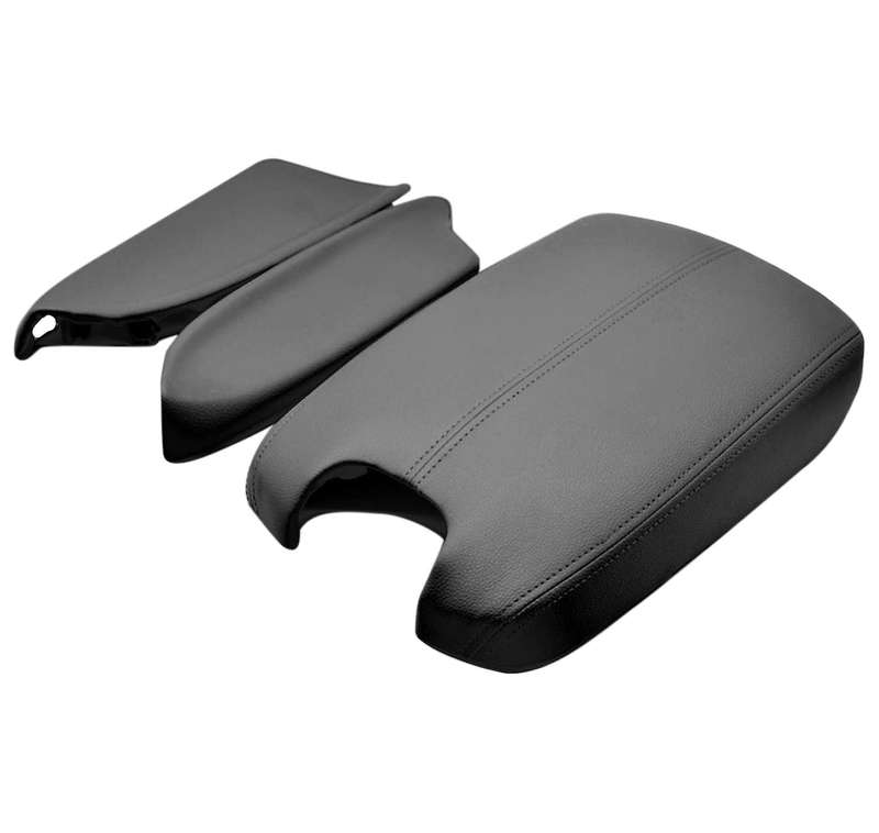 1Pcs Center Console Lid Cover & 1 Pair (Left & Right) Front Door Panels Armrest Cover Lid for 2008-2