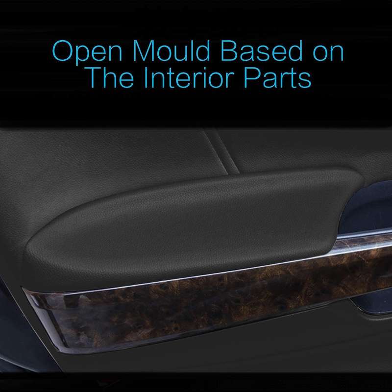 1Pcs Center Console Lid Cover & 1 Pair (Left & Right) Front Door Panels Armrest Cover Lid for 2008-2