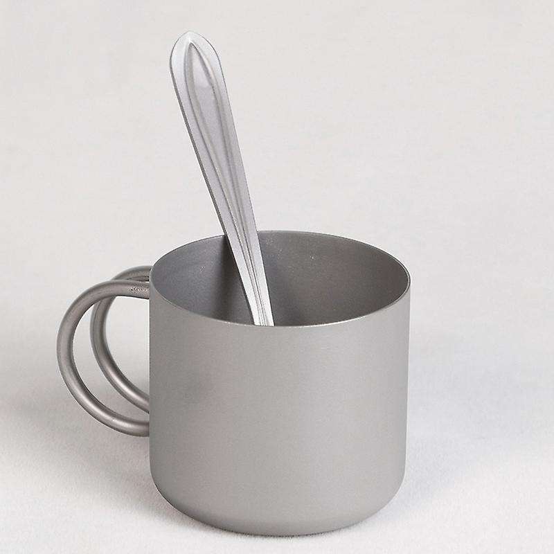 1Pcs Coffee Cup Reusable Coffee Cup Travel Coffee Cup Titanium Coffee Cup Double Coffee Cup