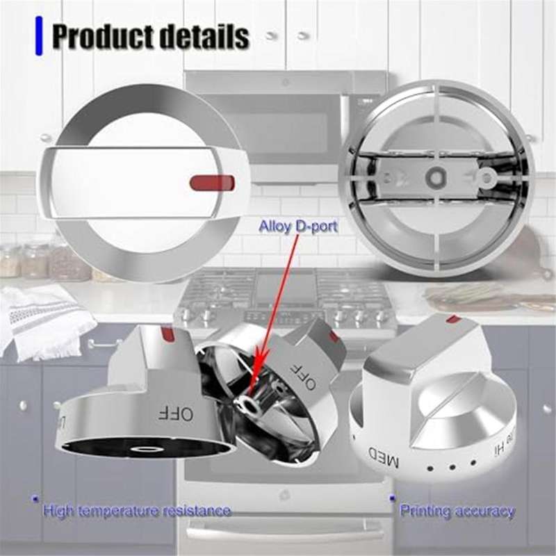 1PCS DG94-03500A/Z,DG94-03500U for Kitchen Oven Burner Top Stove Knob,Stove Control Knob for NX60T81