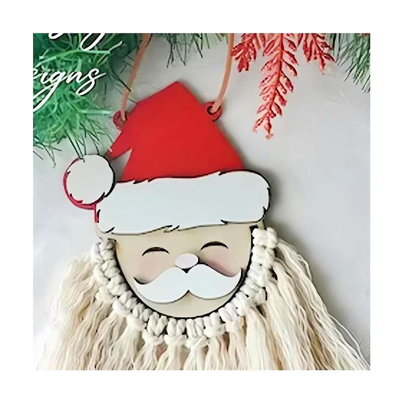 1Pcs Decorate Santa , Santa Christmas Three-Dimensional Pendant, Christmas Home Decor (Santa ,M)