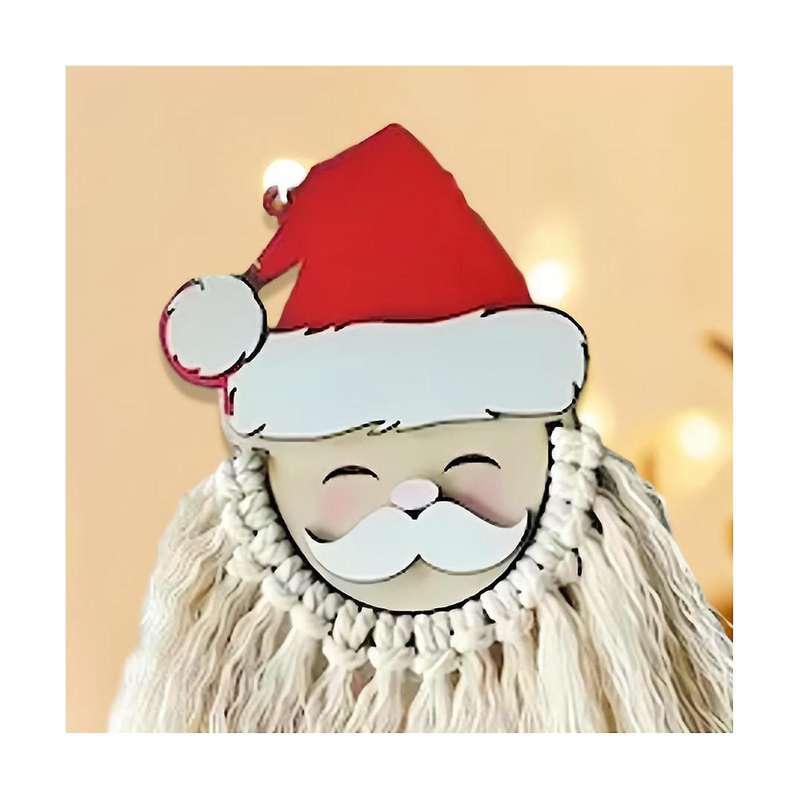 1Pcs Decorate Santa , Santa Christmas Three-Dimensional Pendant, Christmas Home Decor (Santa ,M)