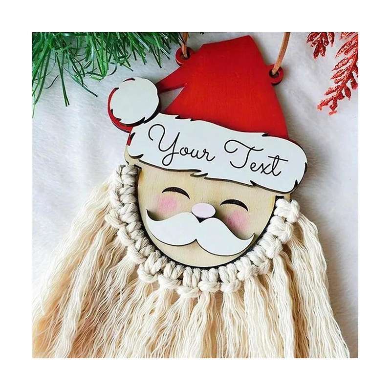1Pcs Decorate Santa , Santa Christmas Three-Dimensional Pendant, Christmas Home Decor (Santa ,M)