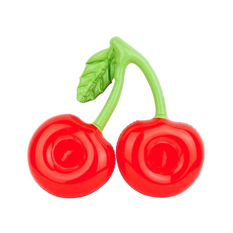 1Pcs Floating Inflatable Cup Holder Swimming Pool Drink Inflatable Ring Swimming Pool Double Mouth C