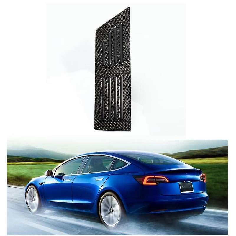 1PCS Foot Pedal Cover for Model 3 Model Y Accessories, Nonslip Rest Pedal Pad, Car Carbon Fiber Peda