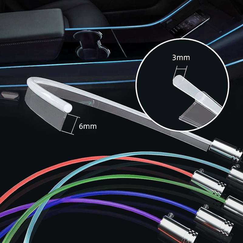 1PCS for Model 3 Y Atmosphere Light Lamp Interior Neon Lights RGB Led Strip Lights with App Controll