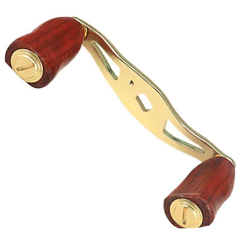 1Pcs Grip Baitcasting Fishing Reels Handle Parts Solid Wood Knobs Refit Drum Holding for A/D/S Rocke