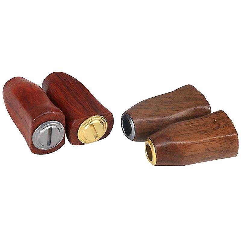 1Pcs Grip Baitcasting Fishing Reels Handle Parts Solid Wood Knobs Refit Drum Holding for A/D/S Rocke