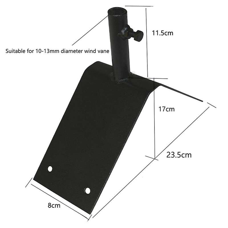 1pcs Heavy-duty Weathervane Roof Bracket Weathervane Mounting Plate Weather Station Roof Installer I