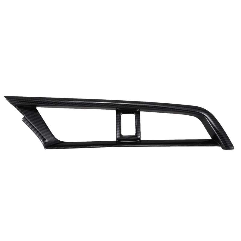 1Pcs Interior Center Console Air Vent Outlet Cover Trim for 2016-2020 10Th Gen ABS Carbon Fiber Styl