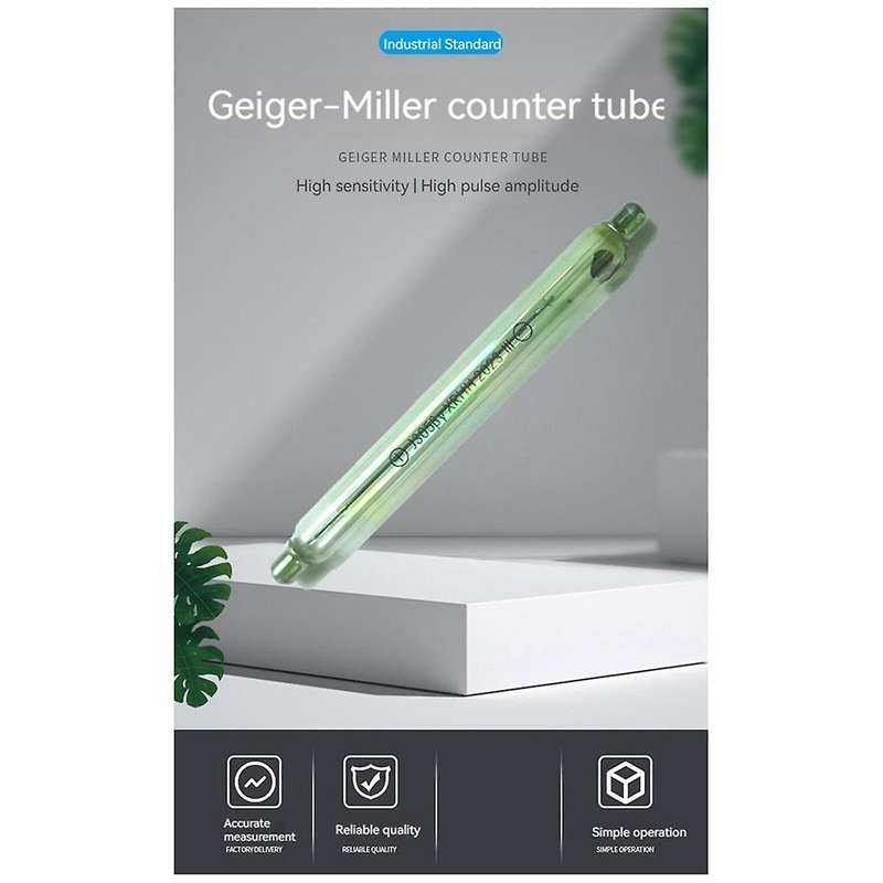 1PCS J305 Geiger Counter Tube Nuclear Radiation Detector Tube Radiation Monitor Accessory