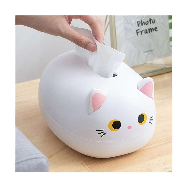 1pcs Kitten Multifunctional Tissue Box, Tray Table Hygienic Cute Style Decoration