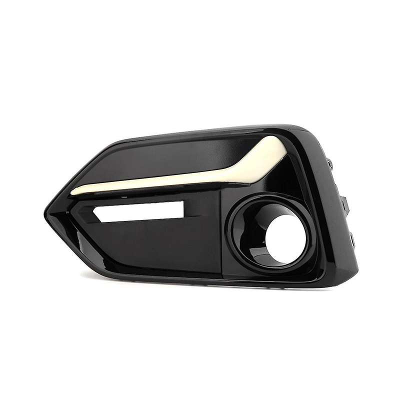 1PCS Left Front Bumper Fog Light Cover Headlights Covers Hole for Type R 2017-2021