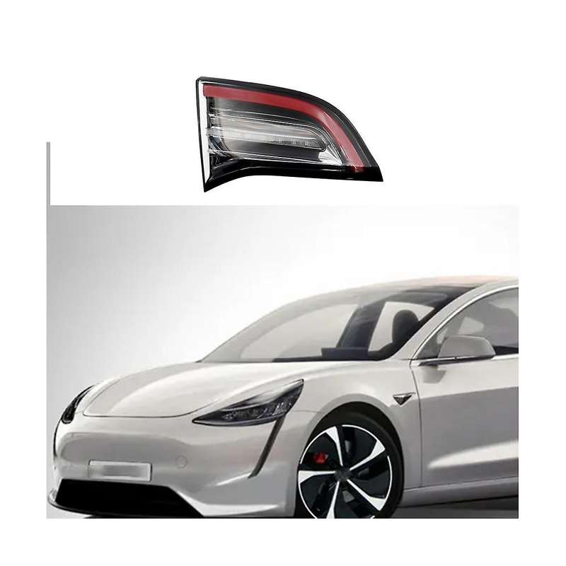 1pcs Left Rear Bumper Led Reflector Lights Rear Signal Fog Lamp 1077401-00-b for Model 3 2021-2023