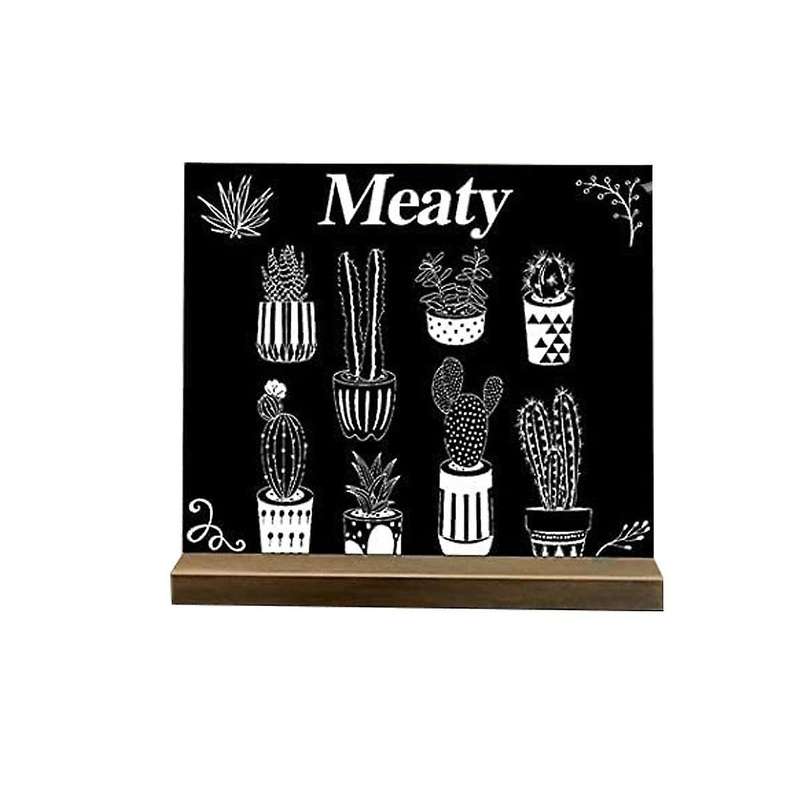 1Pcs Mini Blackboard Supports Dining Table, Birthday, Wedding and Christmas Celebration