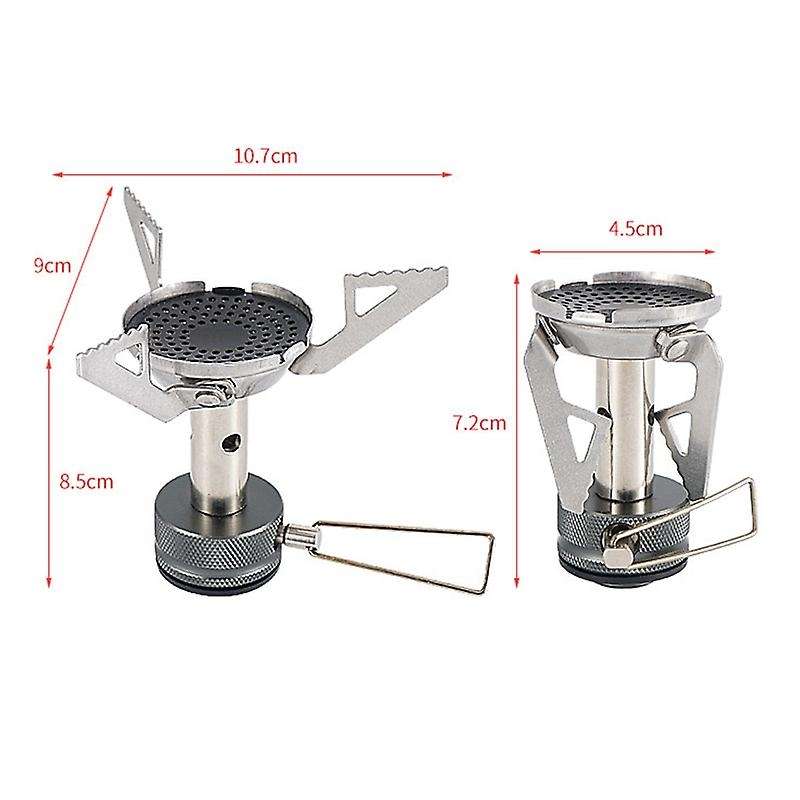 1Pcs Mini Camping Stove Folding Outdoor Gas Stove Camping Survival Stove