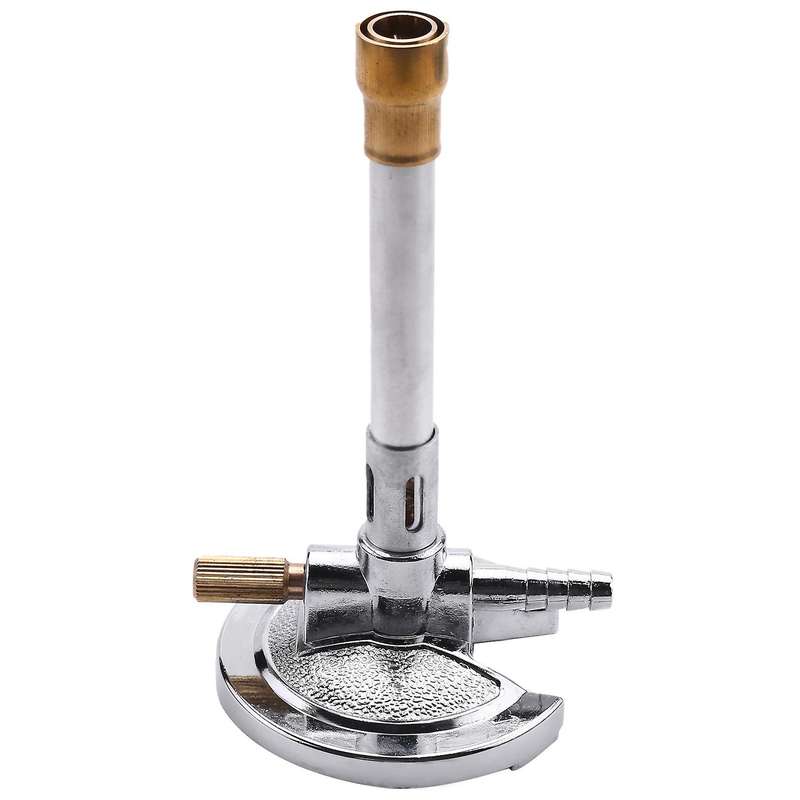 1pcs Mini Single Tube Bunsen Burner Light for Liquid Propane Lab Heating Equipment