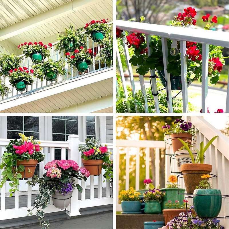 1Pcs Plant Clip Plant TrapsRailway Flower Pot Brackets Plant Railing Brackets