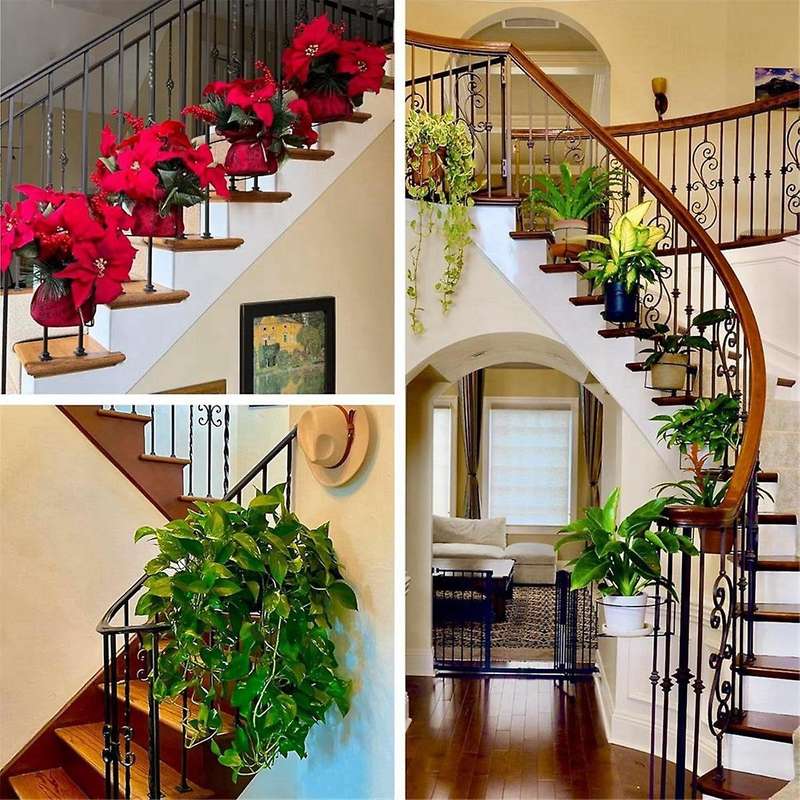 1Pcs Plant Clip Plant TrapsRailway Flower Pot Brackets Plant Railing Brackets