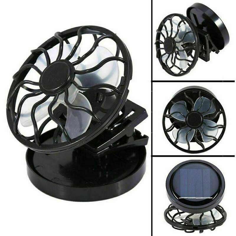 1PCS Portable Mini Solar Powered Fan Clip Climbing Cooling Fan Camps Summer Hand Hat Cap Fan