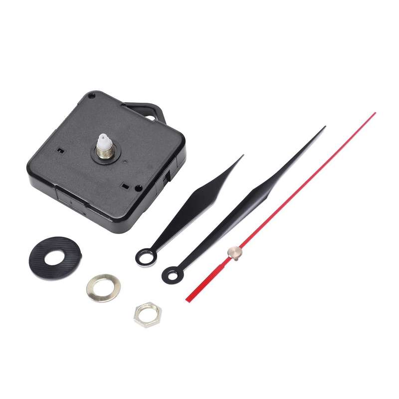 1pcs Replacement Wall Clock Repair Parts Movement Mechanism Quartz Clock Motor with Hands & Fitting