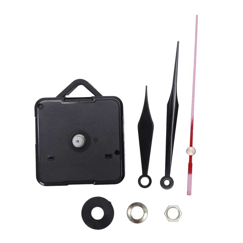 1pcs Replacement Wall Clock Repair Parts Movement Mechanism Quartz Clock Motor with Hands & Fitting