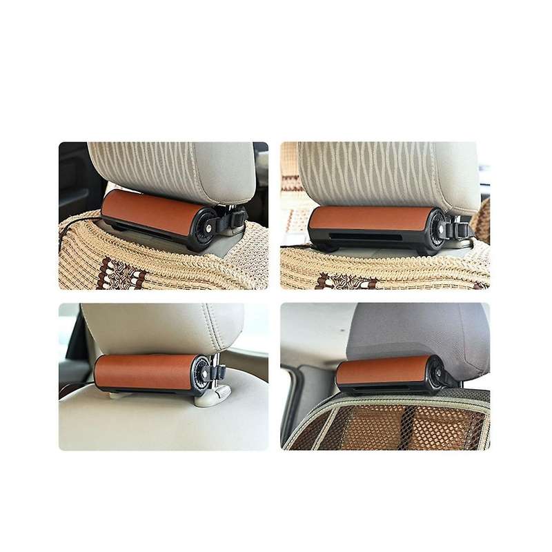 1pcs Red Strong Cooling Wind 3speeds Usb Port Car -fan Portable Car Headrest Pillow Low Noise for F