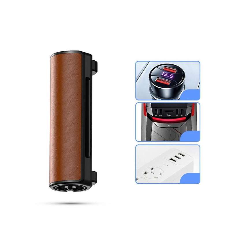 1pcs Red Strong Cooling Wind 3speeds Usb Port Car -fan Portable Car Headrest Pillow Low Noise for F