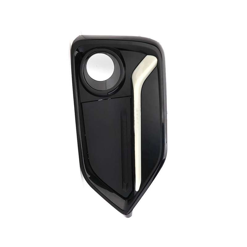 1pcs Right Front Bumper Fog Light Cover Trim Headlights Covers Frame Hole for Type R 2017-2021