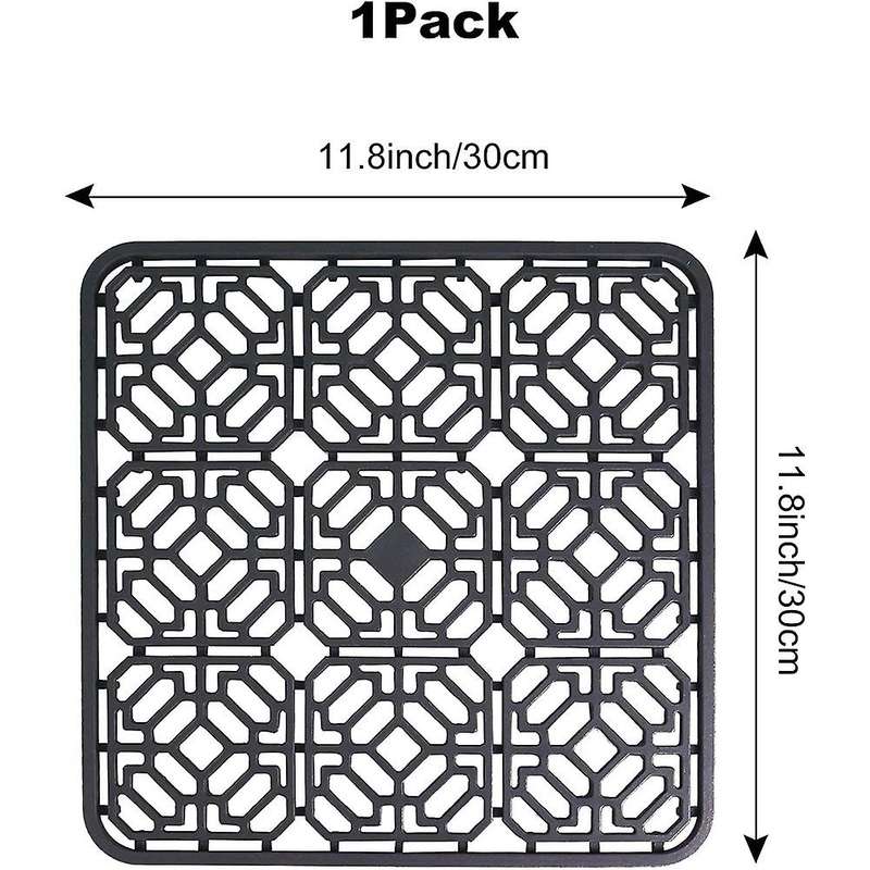 1pcs Silicone Sink Mat Kitchen Sink Protector for Bottom Of Farmhouse Stainless Steel Porcelain Bow