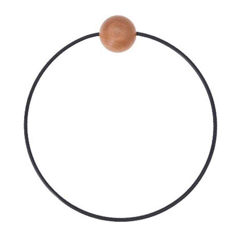 1PCS Simple Towel Holder Round Towel Ring Wall Mounted Towel Rack Shelf for Home Hotel Bathroom Acce