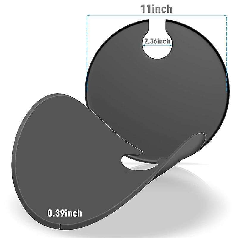 1pcs Silicone - Fits Up to 10.5inch Pots - Compatible for Sous Vide Precision Cookers Gray
