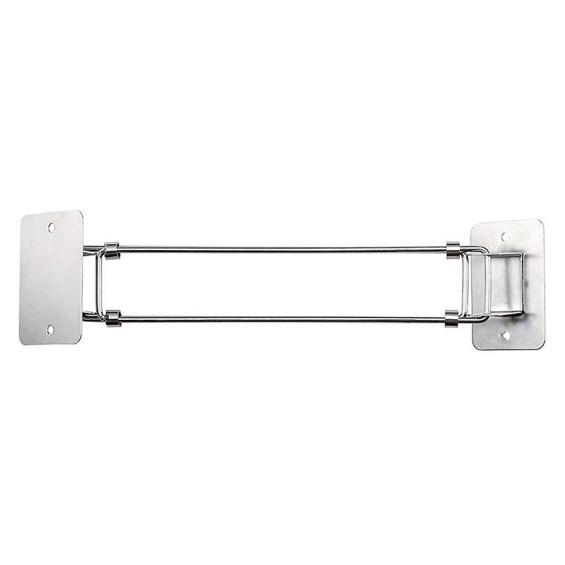 1Pcs RV Shower Corner Storage Bar- Adjustable Stainless Steel Rod for Corner Shelves in , Length 7-1