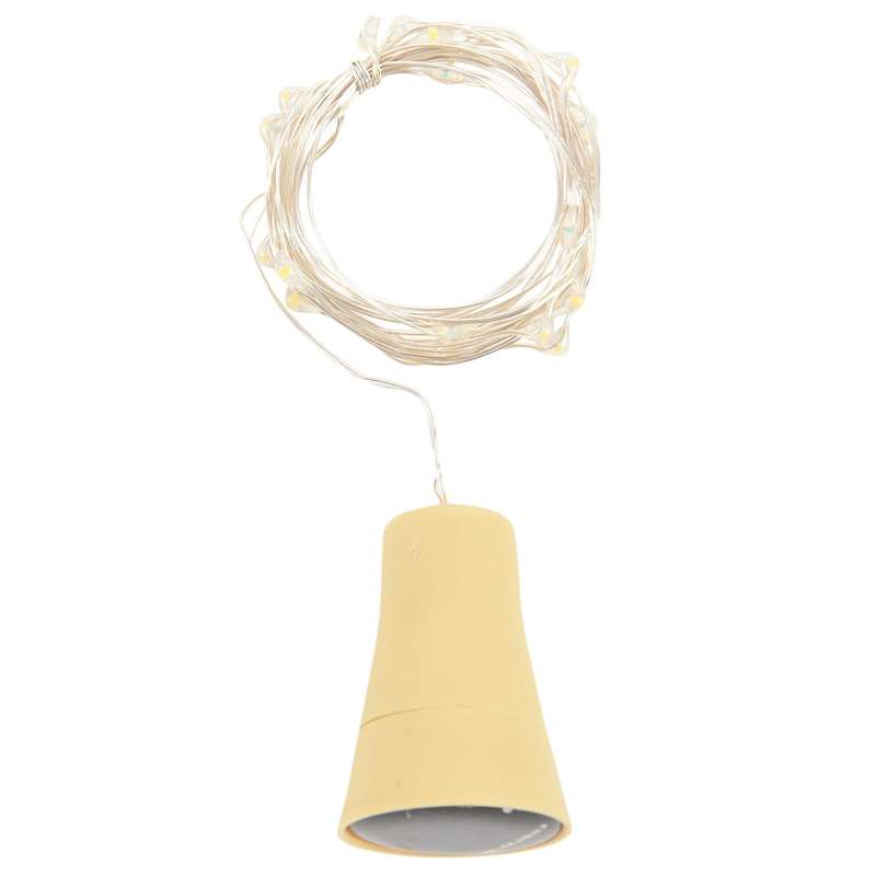 1pcs Solar 2m Led Cork Shaped 20 Led Night Fairy String Light Kork Solarbetrieben Licht Wine Lamp P