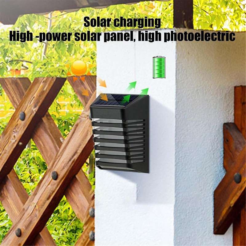 1PCS Solar Outdoor Lights Security Flood Light IP54 Outdoor Solar Powered Lights Dusk to Dawn,Wall S