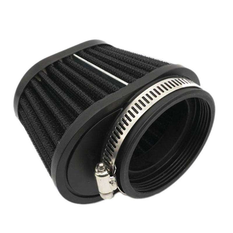 1Pcs Universal Round Tapered Car Motorcycle Air Filter 51mm 2inch Intake Filter-Black