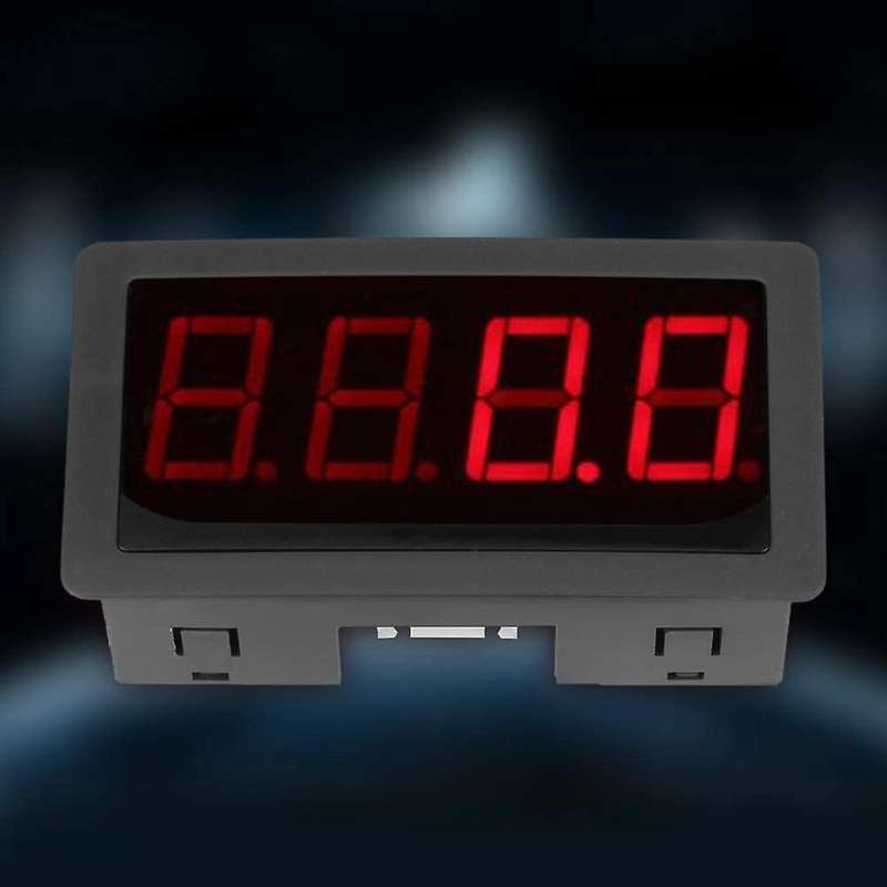 1Set 12V 24V Measuring Gauge 4 Digital Green LED Tachometer RPM Speed Meter 10-9999RPM Hall Proximit