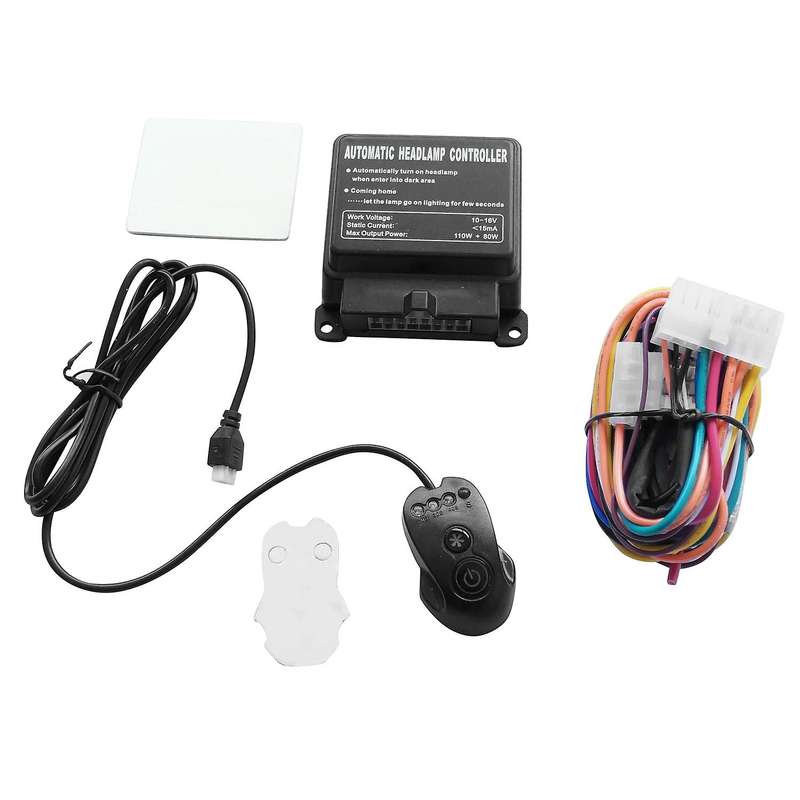 1Set 12V Universal Car Automatic Headlight Sensor Control Switch Modification Headlight Control Syst