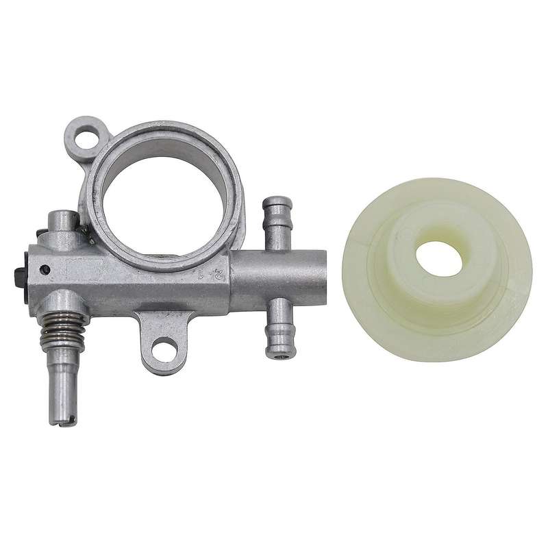 1Set 2500/3800 Chainsaw Spare Parts Chainsaw Oil Pump with Drive Gear Fit for Chain Saw 25CC/38CC