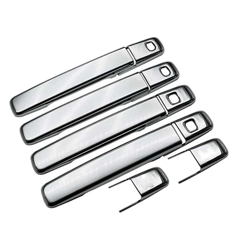 1set 4 Door Handle Chrome Cover Trim for Delica Mini 2023 2024 Outside Exterior Door Handle Protect