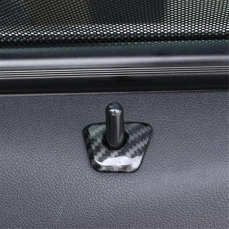 1Set 4Pcs for 5 Series G30 2018-2022 Car Door Latch Lifter Door Lock Pin Cover Trim Sequins Decor St