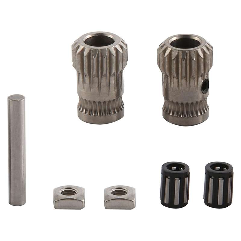 1set 3d Printer Mk3 Drive Gear Extruder Dual Gears Kit Drive Gears Extrusion Wheel for Upgrade Prus