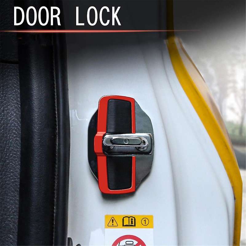 1Set Car Door Stabilizer Door Lock Protector Latches Stopper Covers for All Series Land Cruiser Alp