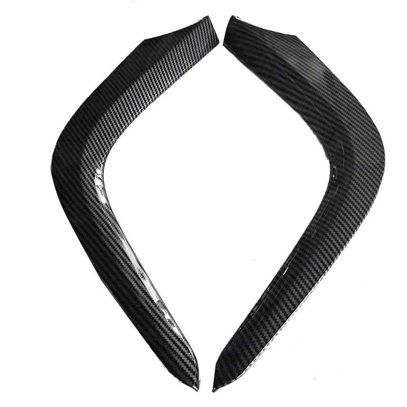 1Set Car Dashboard Air Vents Trim Strip for Altis 2007-2013 Air A/C Outlets ABS Carbon Fibre Trim Co