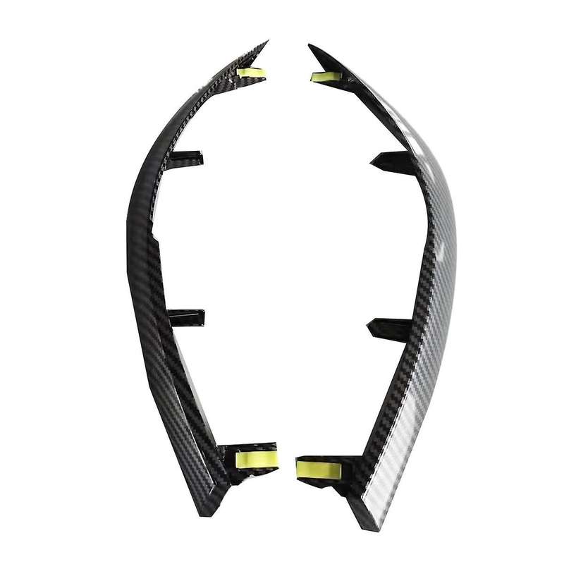 1Set Car Dashboard Air Vents Trim Strip for Altis 2007-2013 Air A/C Outlets ABS Carbon Fibre Trim Co