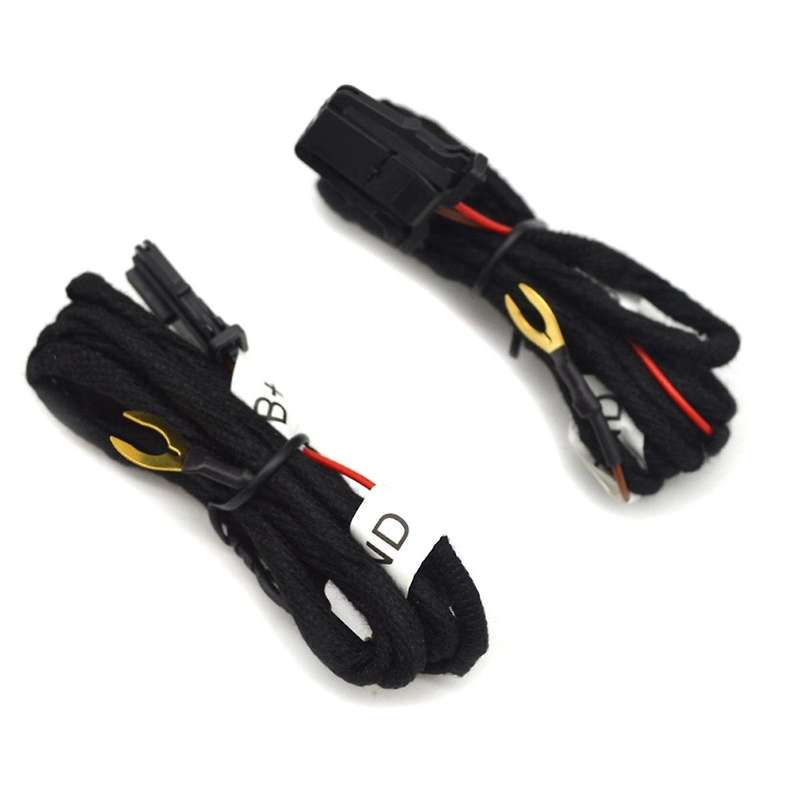 1Set Car Door Light LED Welcome Lamp DIY Logo Projector Light with Flash Warning Light Function for