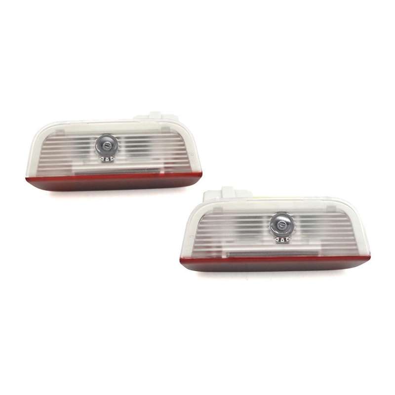 1Set Car Door Light LED Welcome Lamp DIY Logo Projector Light with Flash Warning Light Function for