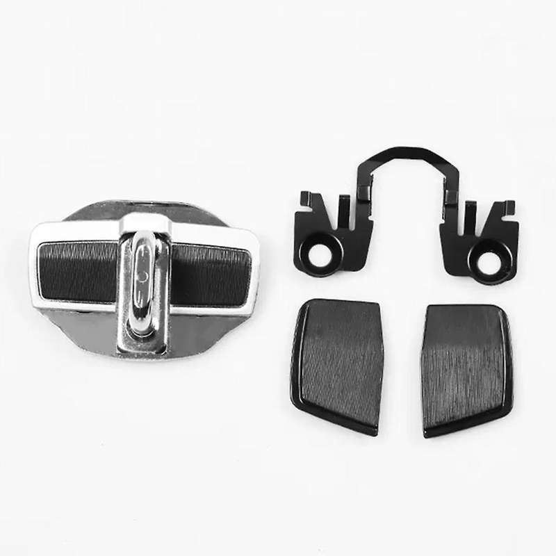 1Set Car Door Stabilizer Latches Protector for Land Cruiser LC200 LC300 Yaris Door Lock Buckle Cove