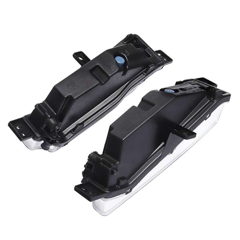 1Set Car Front Bumper Fog Lamp Grille Frame Trim Strip & LED Daytime Running Light for X3 X4 G08 G0
